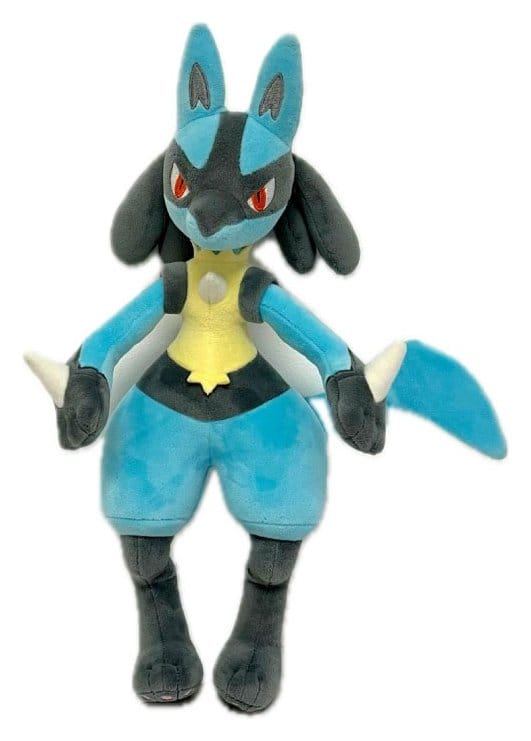 Pokémon gosedjur Lucario 30 cm – officiellt licensierat, mjuk och detaljerad samlarfigur