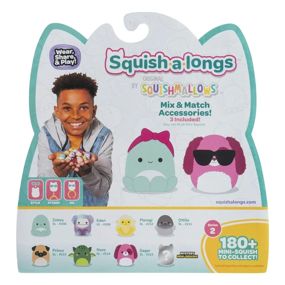 Squishmallows Squish-a-longs Minifigurer Set om 8 Stycken Serie 2 Jazwares