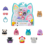 Squishmallow Squish a Longs Mini Figures 8-Pack - 3 cm Jazwares