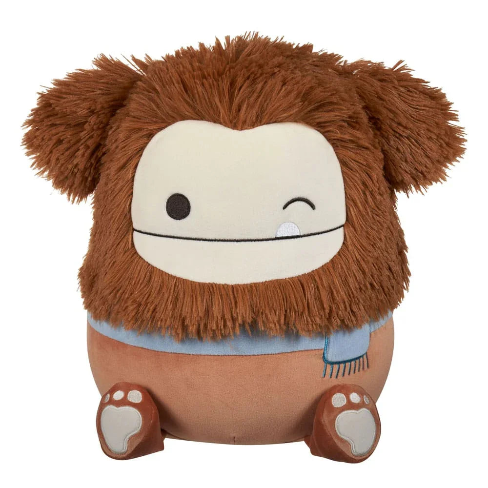 Squishmallows Gosedjur Winking Brown Bigfoot med Halsduk Benny 30 cm Jazwares