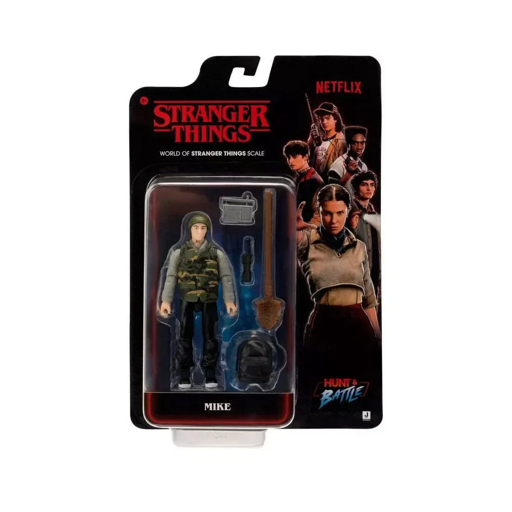 Stranger Things Världen av Core Figurer - Actionfigur Mike med Tillbehör 10 cm Jazwares