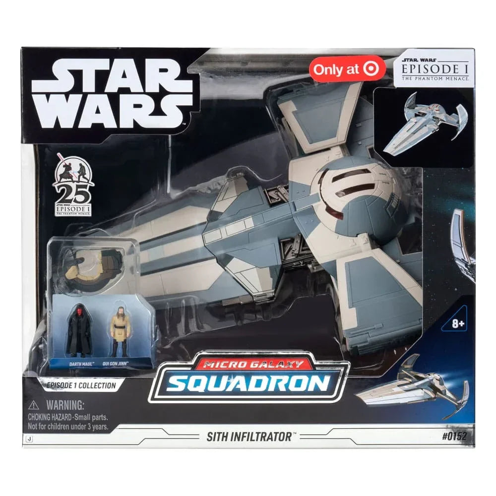 Star Wars Deluxe Sith Infiltrator med Figur - Episode 1 Jazwares