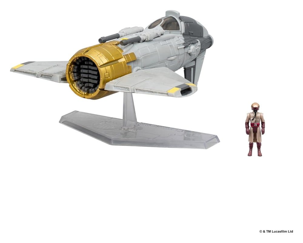 Star Wars Medium Vehicle Fiend Fighter med Star Navigator 13 cm