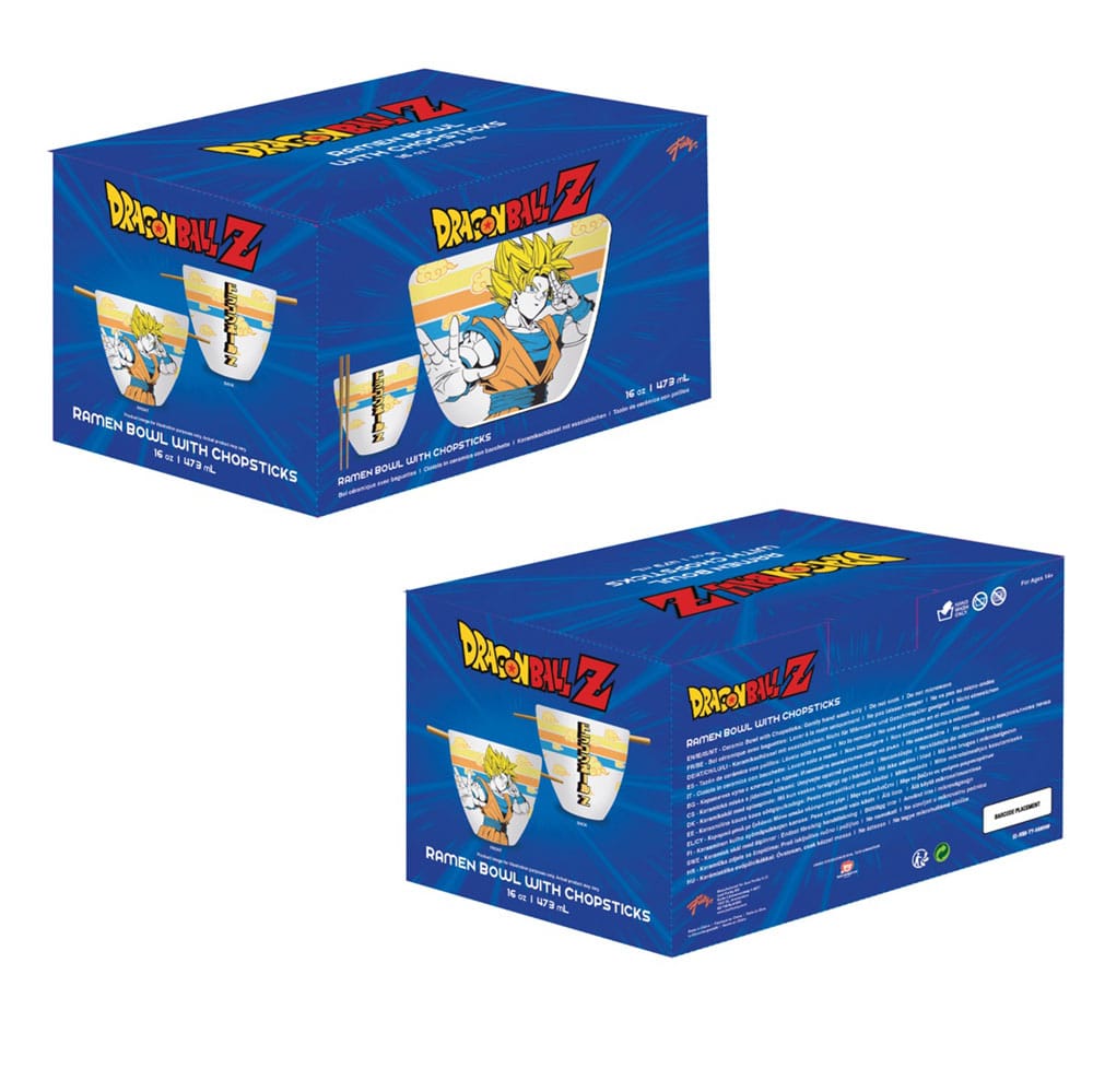 Dragon Ball Z Ramen Bowl med Chopsticks Goku 473 ml Just Funky