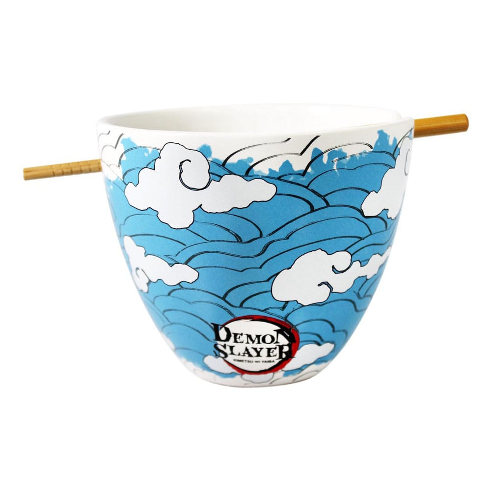 Demon Slayer Ramen Bowl med Chopsticks Tanjiro Mask 473 ml Just Funky