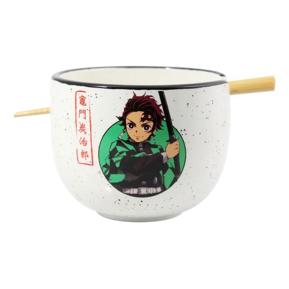 Demon Slayer Ramen Bowl med ätpinnar Tanjiro 414 ml Just Funky