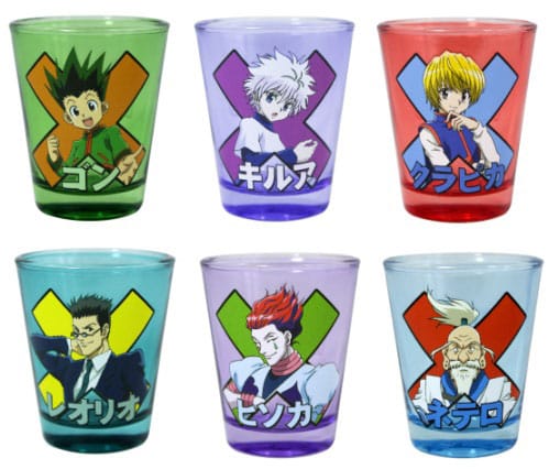 Hunter x Hunter Shot Glasses Blind Box (12) - 59 ml Just Funky
