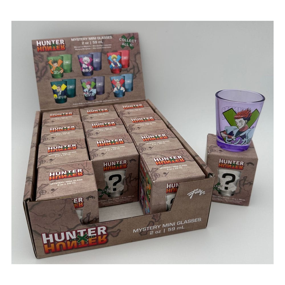 Hunter x Hunter Shot Glasses Blind Box (12) - 59 ml Just Funky