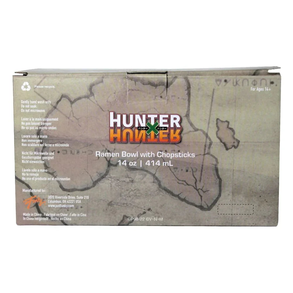 Hunter x Hunter Ramen Skål med Ätpinne 414 ml Just Funky