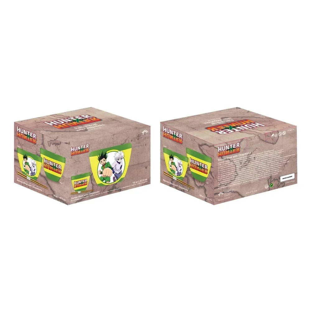Hunter x Hunter Ramen Bowl med Ätpinne och Logotyp - 473 ml Just Funky
