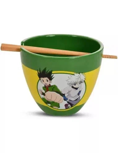 Hunter x Hunter Ramen Bowl med Ätpinne och Logotyp - 473 ml Just Funky