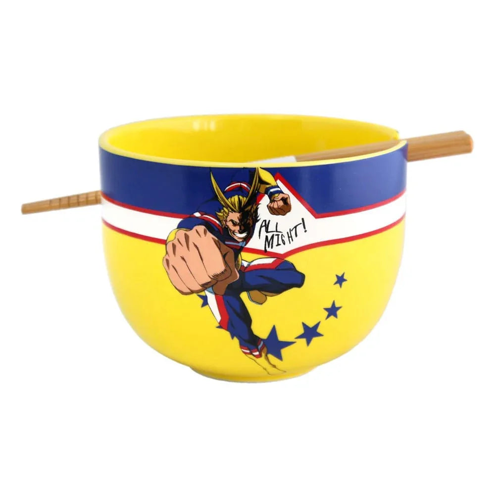 My Hero Academia Ramen Bowl med Kinesiska Pinnar - All Might 414 ml Just Funky