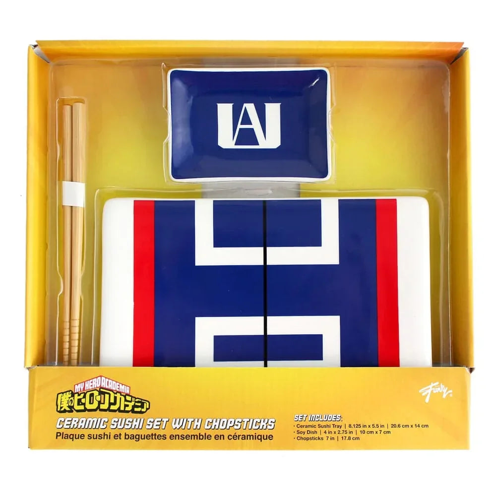 My Hero Academia Keramisk Sushi Set med Ätbart Utsmyckning Just Funky