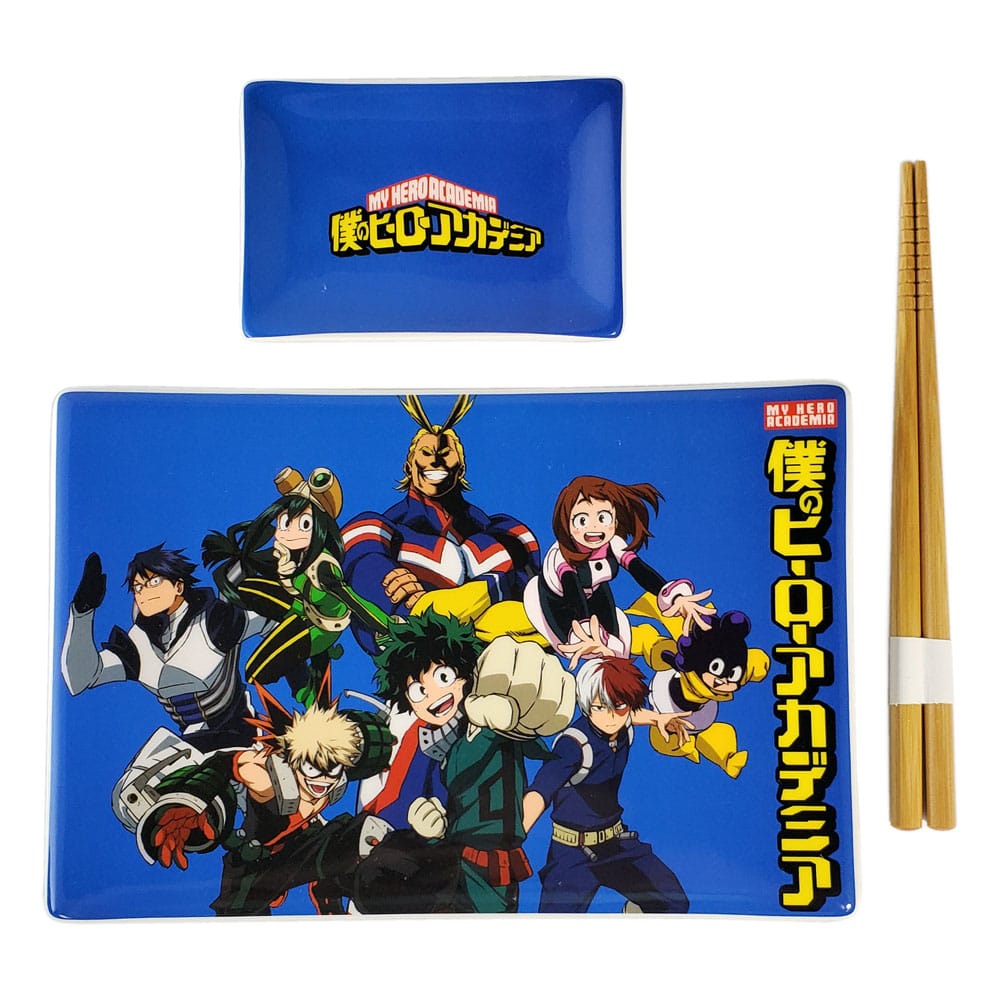 My Hero Academia Keramisk Sushi Set med 1-A Chopsticks Just Funky