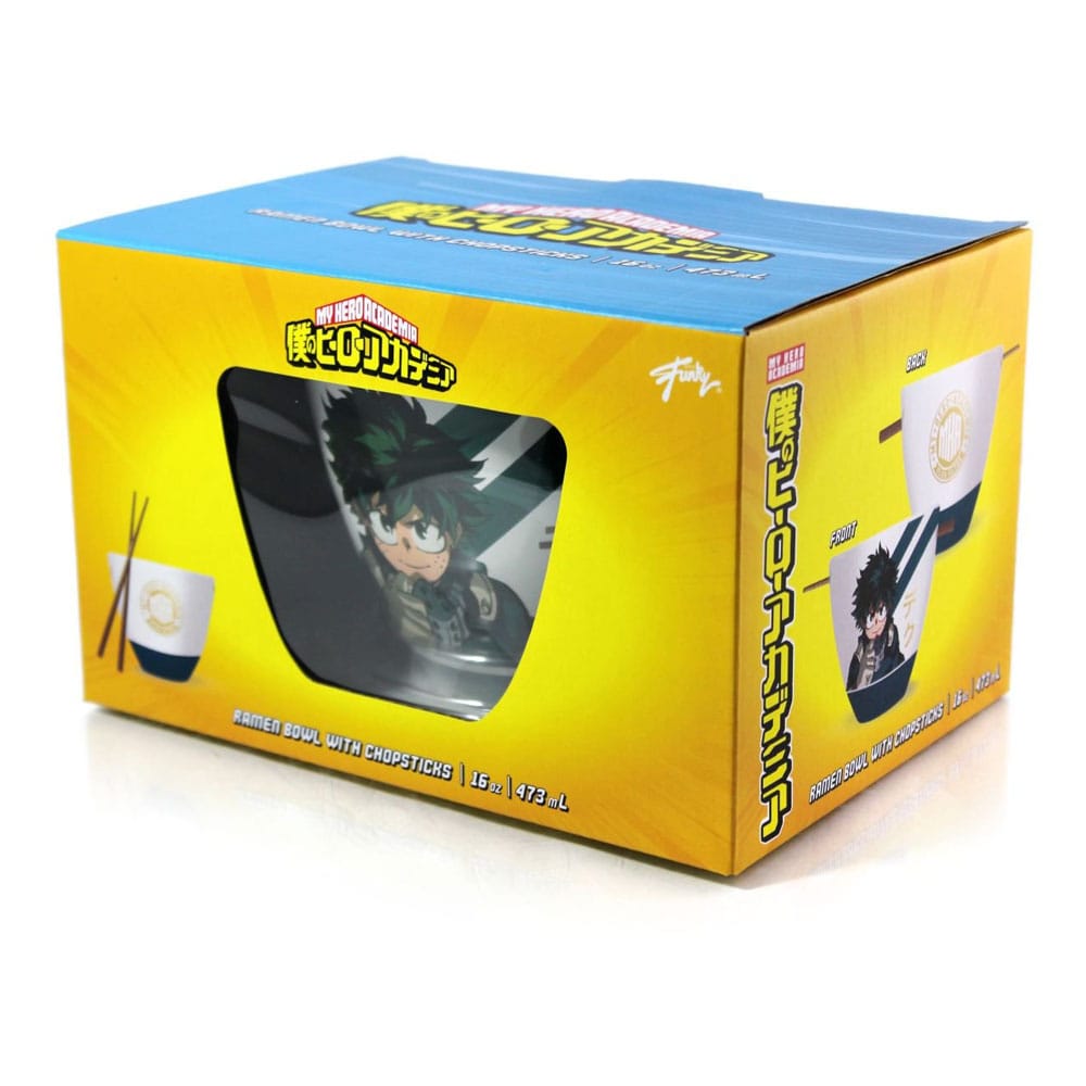 My Hero Academia Ramen Bowl med ätpinnarna Izuku Midoriya 473 ml Just Funky