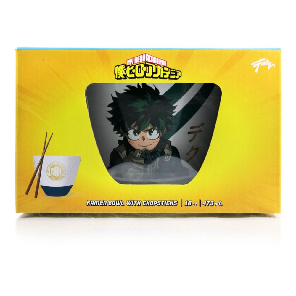My Hero Academia Ramen Bowl med ätpinnarna Izuku Midoriya 473 ml Just Funky
