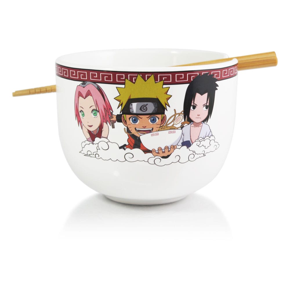 Naruto Shippuden Ramen Skål med Ätpinnar Team Seven 414 ml Just Funky