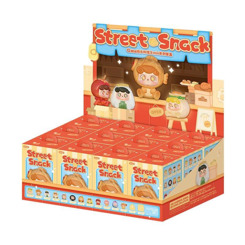 QKid: Street Snack Series Blind Box Figur 5 cm Display (12) Jotoys
