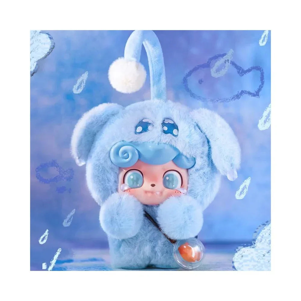 QKid: Emotionella Håriga Monster Serie Blind Box Figur 12 - 14 cm Display (6) Jotoys
