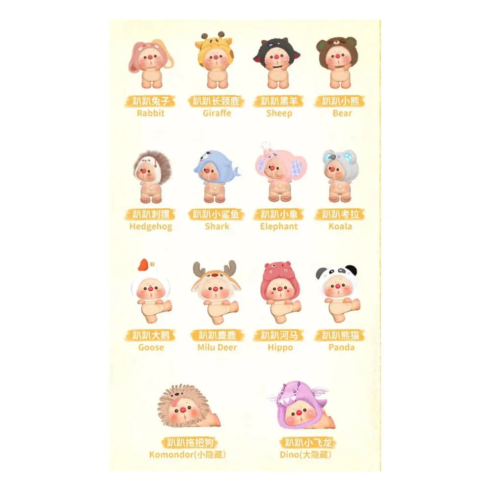 Oyo: Animal Party Mini Series Blind Box Figur 5 - 7 cm Display (12) Jotoys
