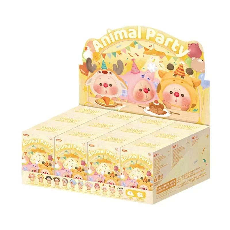 Oyo: Animal Party Mini Series Blind Box Figur 5 - 7 cm Display (12) Jotoys