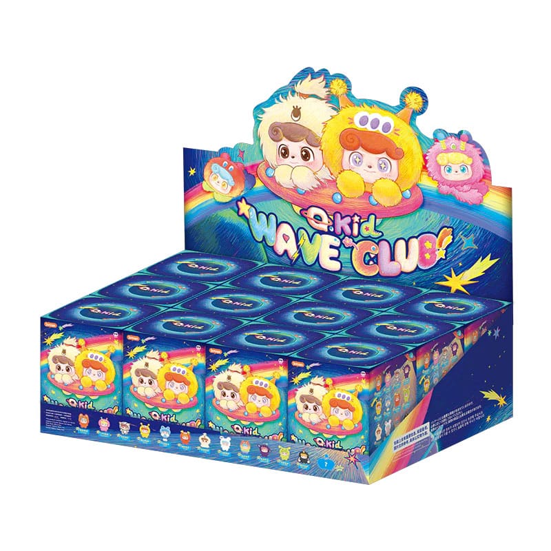 QKid: Wave Club Series Blind Box Figur 8 cm Display (12) Jotoys