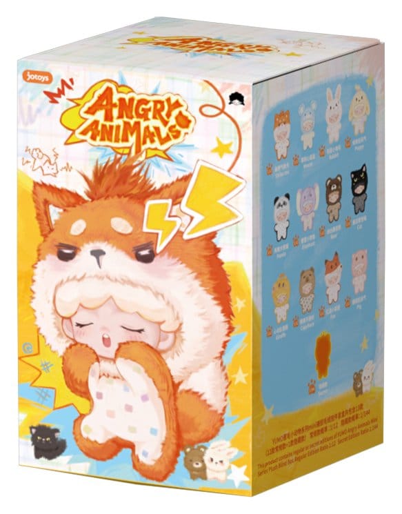 Yumo Angry animals gosedjur Mini Figures Blind Box 9 cm Display (12)