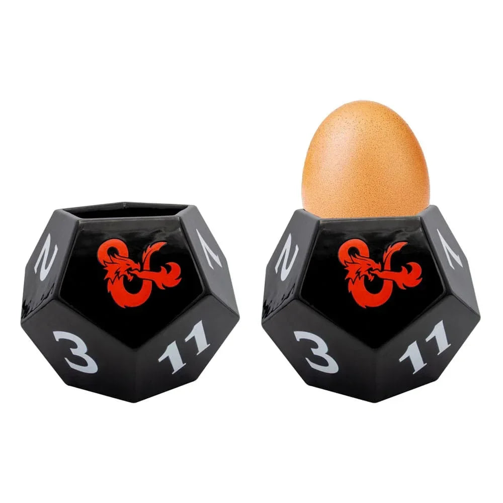 Dungeons & Dragons 3D Egg Cup with Salt Shaker and Dice