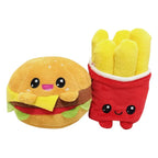 Yummis Together Gosedjur 2 Pack Burger & Fries i Take Away Bag 21 cm Joy Toy (IT)