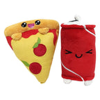Yummis Together Gosedjur 2 Pack Pizza & Cola i Take Away Bag 21 cm Joy Toy (IT)