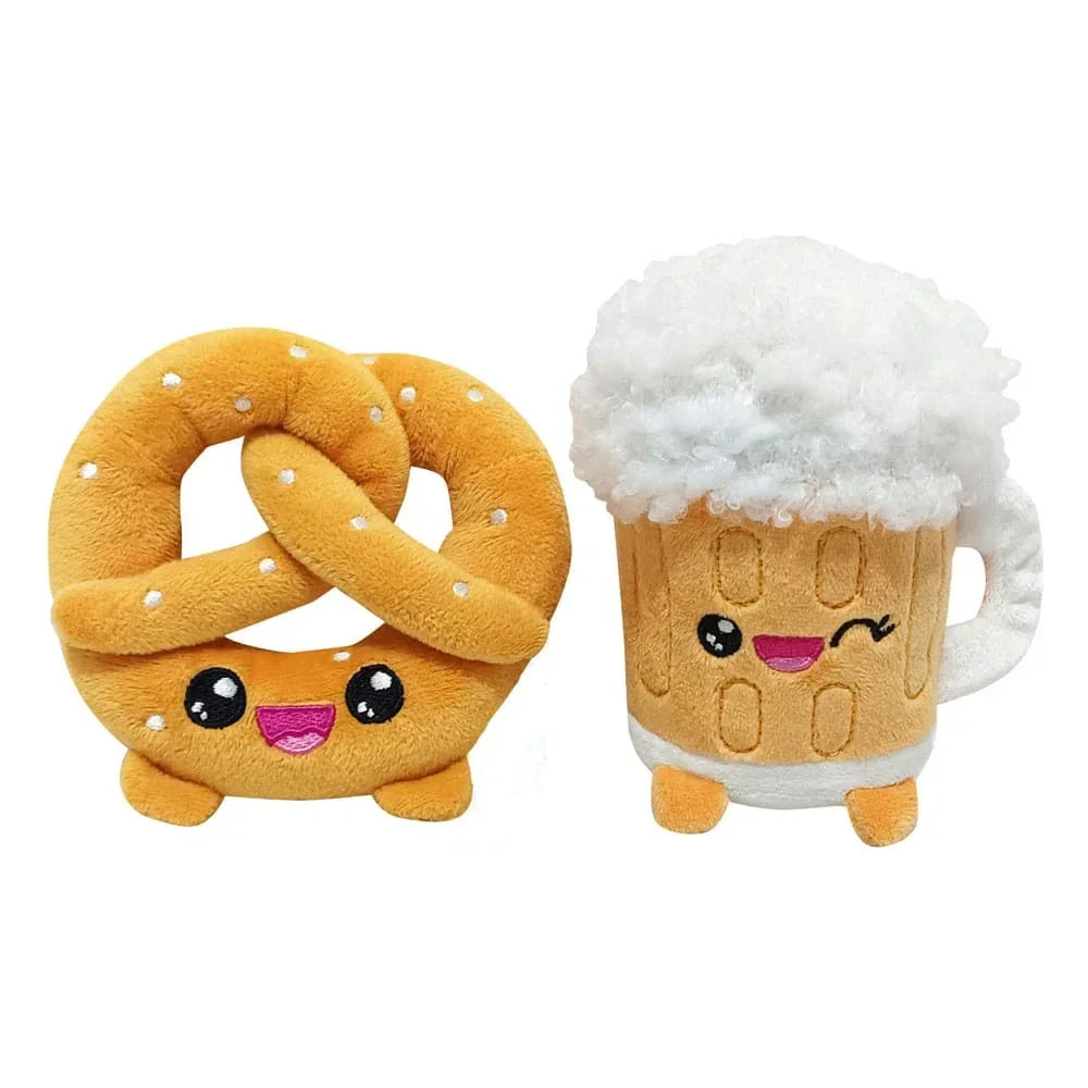 Yummis Together Gosedjur 2 Pack Pretzel & Beer i Take Away Bag 21 cm Joy Toy (IT)