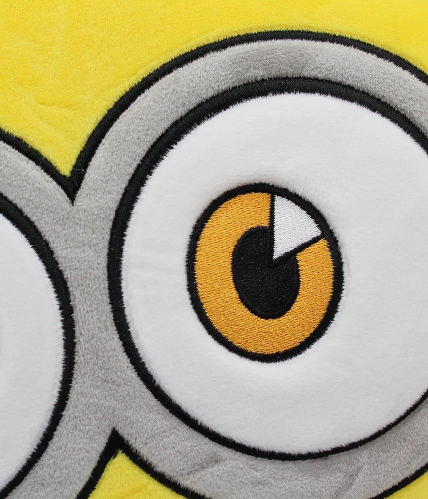 Minions 3 rund mjukdjurskudde broderad 30x10x30 cm