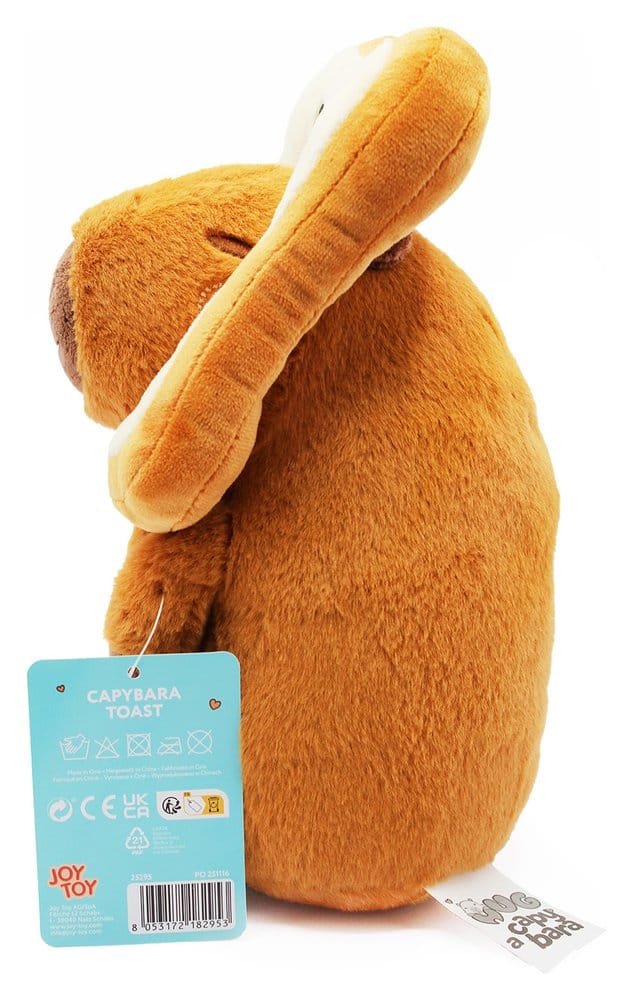 Capybara gosedjur Toast, cirka 23 cm högt