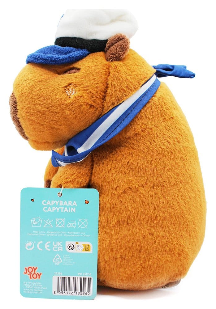 Capybara-gosedjur Capy Captain 23 cm – mjukt och fluffigt samlarobjekt