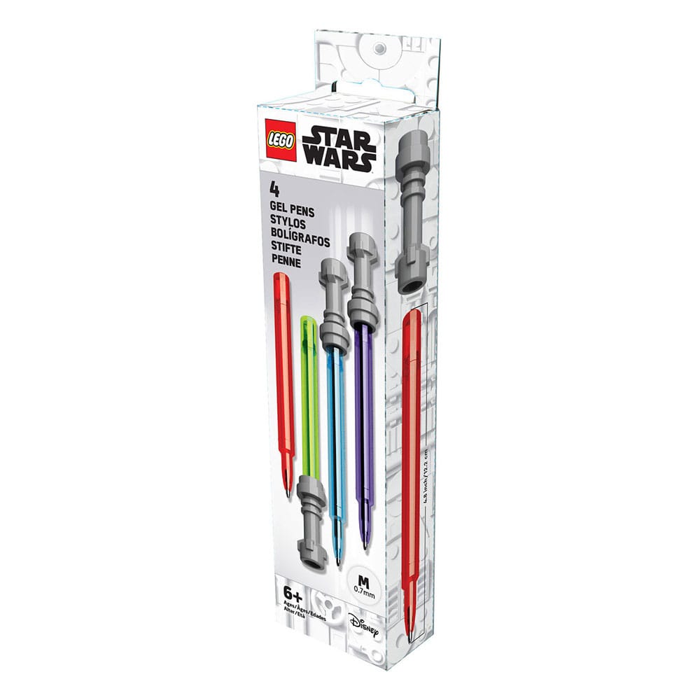 LEGO Star Wars Gel Pens 4-Pack Lightsaber Joy Toy (IT)