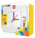Lego Väggklocka Tid av IQHK Vit 6x24 Modell
