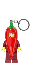 LEGO Mini Figur Ljus-Up Nyckelring Chili Dräkt