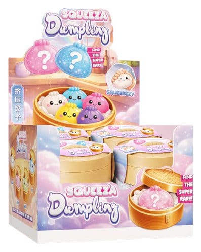 Squeez'a Dumpling Squishy Blind Box-display (8 stycken)