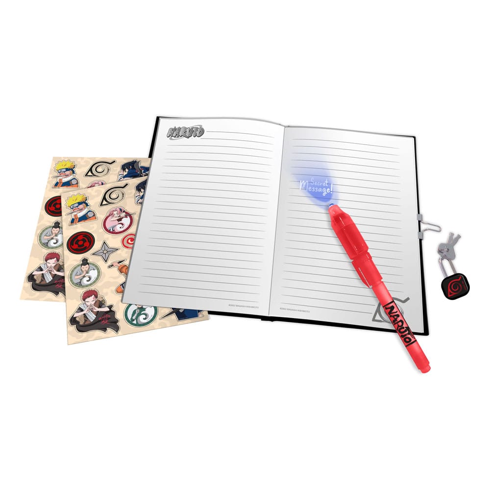 Naruto Secret Diary Set with Lock Joy Toy (IT)