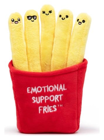 Relaterbart känslomässigt stöd gosedjur Pommes frites