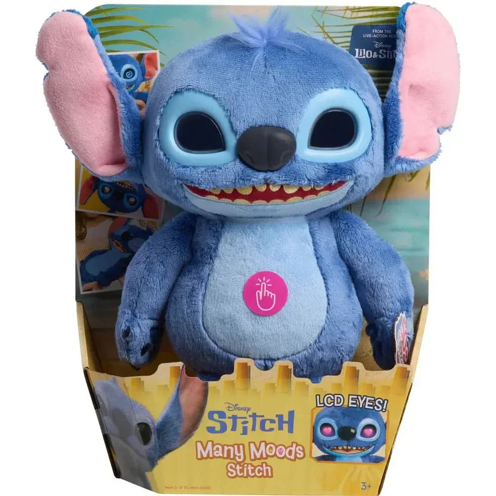 Lilo & Stitch Gosedjur med LCD Visuella Effekter och Ljud – The Many Mood Stitch 36 cm Just Play