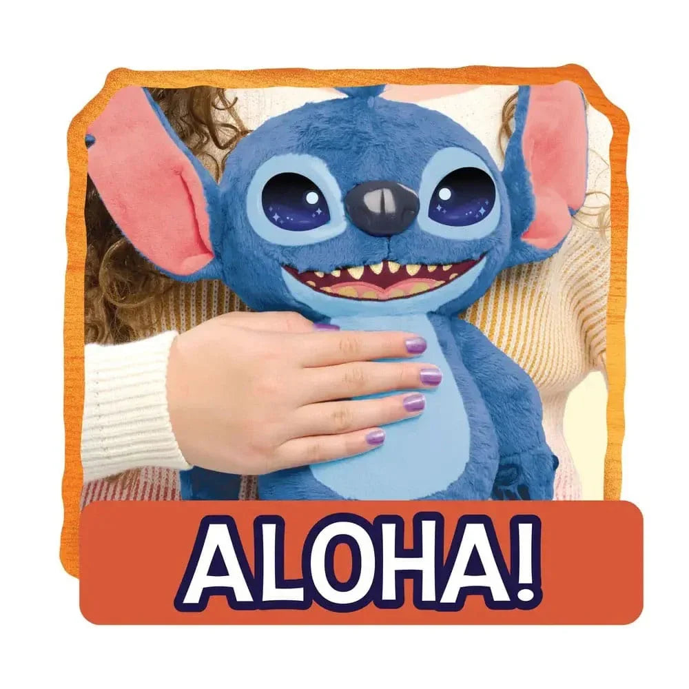 Lilo & Stitch Gosedjur med LCD Visuella Effekter och Ljud – The Many Mood Stitch 36 cm Just Play