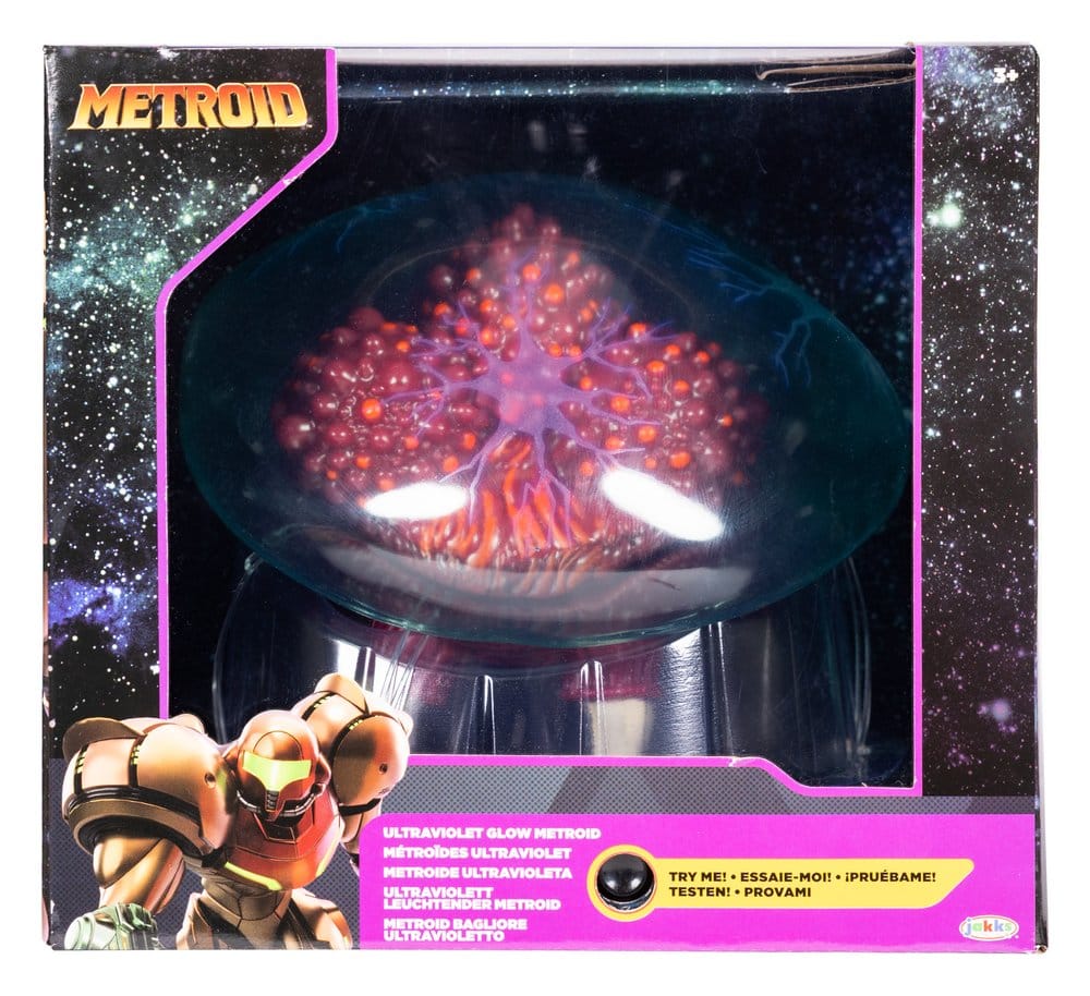 Världen av Nintendo Metroid Prime Actionfigur Metroid Ultraviolet Glow 15 cm Jakks Pacific