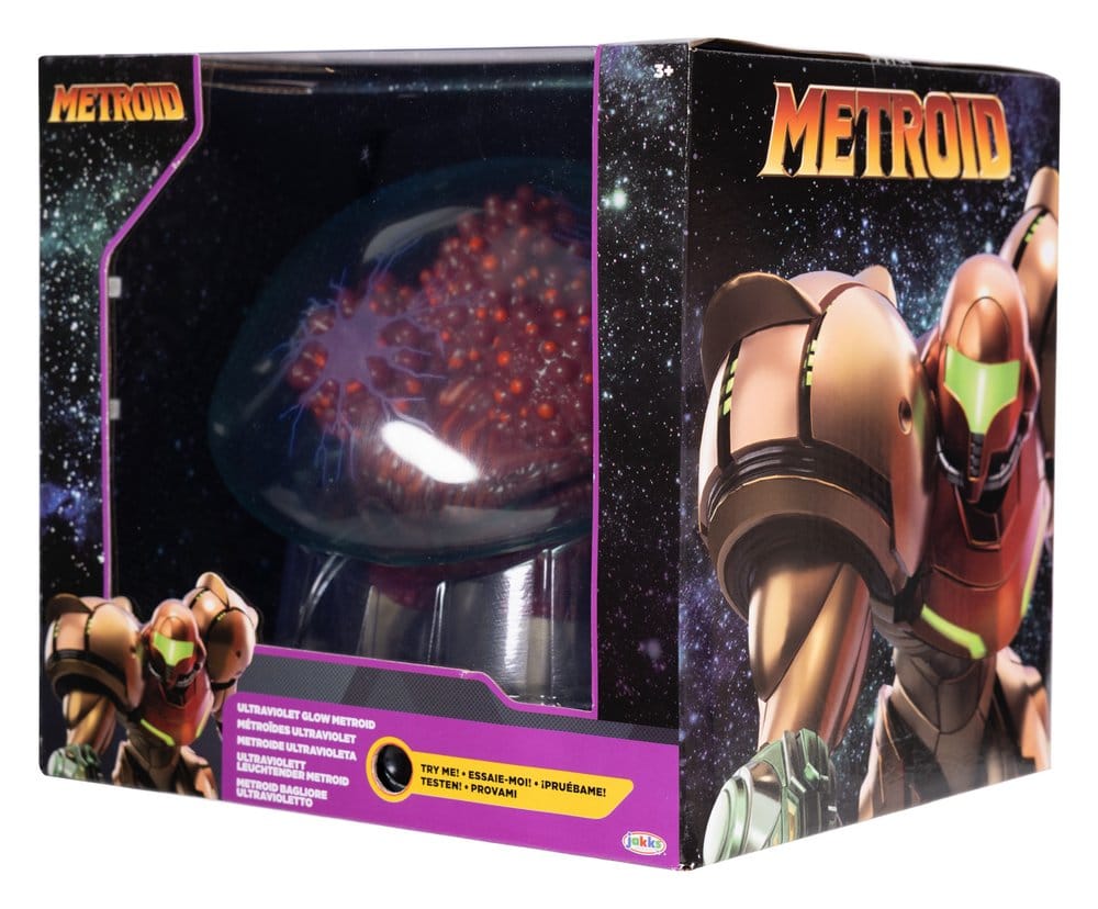 Världen av Nintendo Metroid Prime Actionfigur Metroid Ultraviolet Glow 15 cm Jakks Pacific