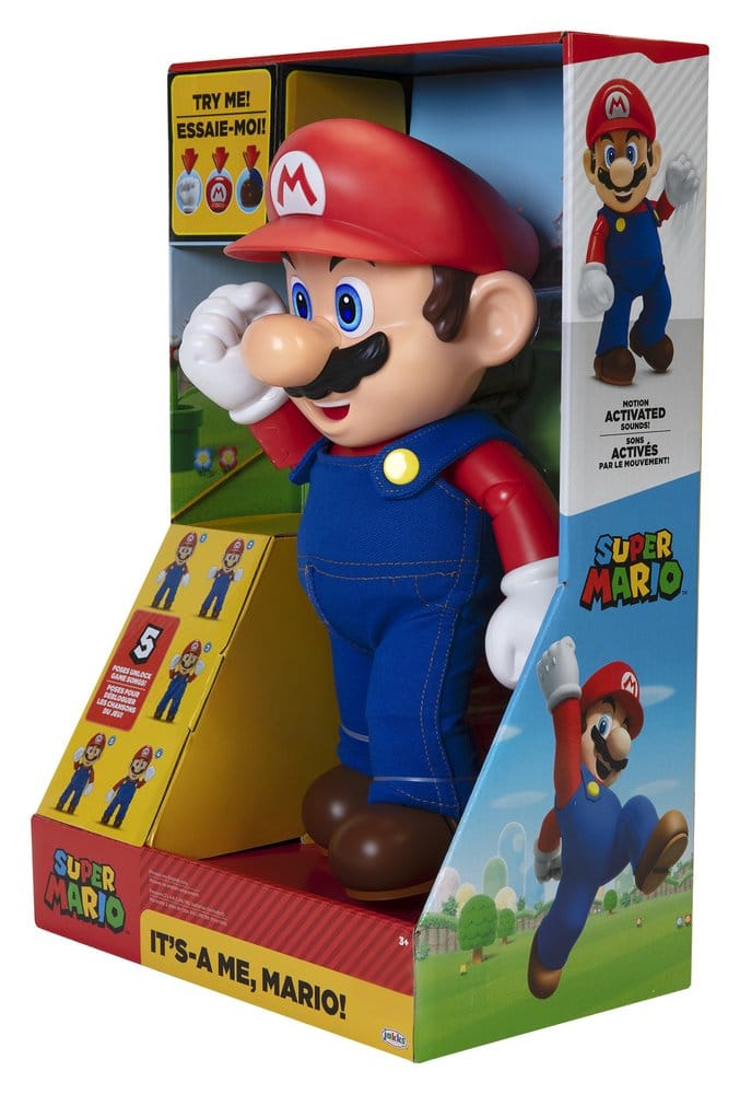 Världen av Nintendo Pratande Action Figur It's-A Me! Mario 36 cm Jakks Pacific