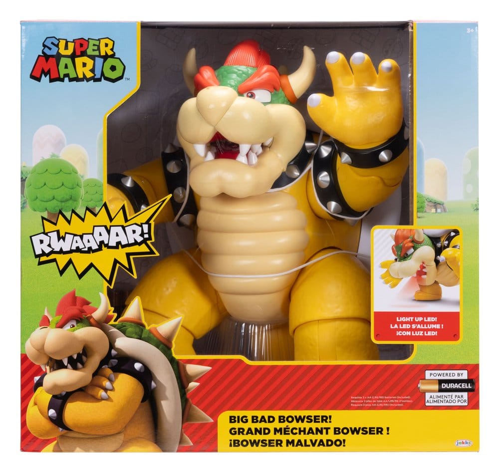 Super Mario Action Figur Big Bad Bowser 30 cm Jakks Pacific