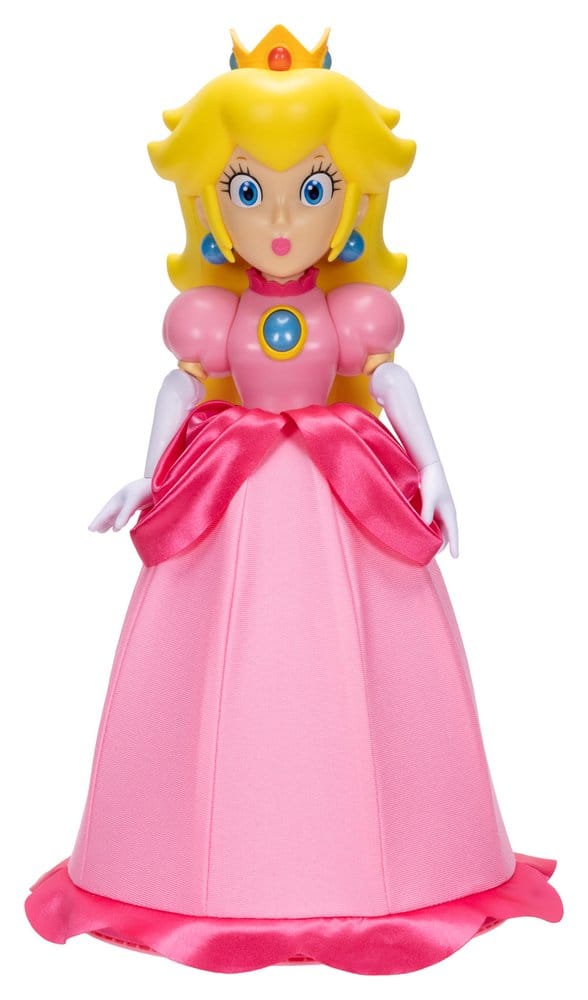 Världen av Nintendo Pratande Actionfigur Prinsessan Peach Yours Truly 36 cm Jakks Pacific