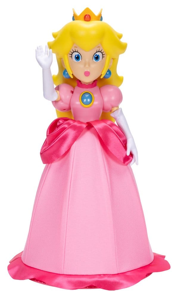 Världen av Nintendo Pratande Actionfigur Prinsessan Peach Yours Truly 36 cm Jakks Pacific