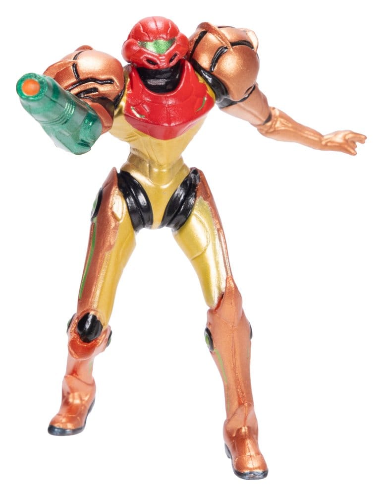 Världen av Nintendo Metroid Actionfigur Samus 6 cm Jakks Pacific