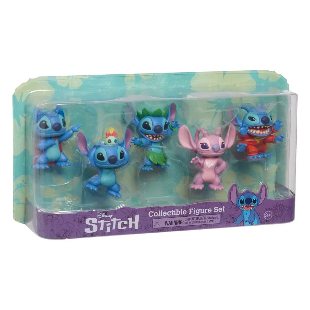 Lilo & Stitch Mini Figur 5-Pack - Samlarfigur Set 7 cm Just Play